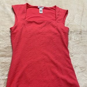 Cache pink sleeveless top